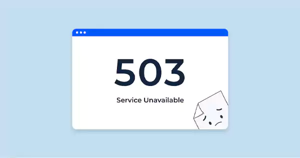 503 error