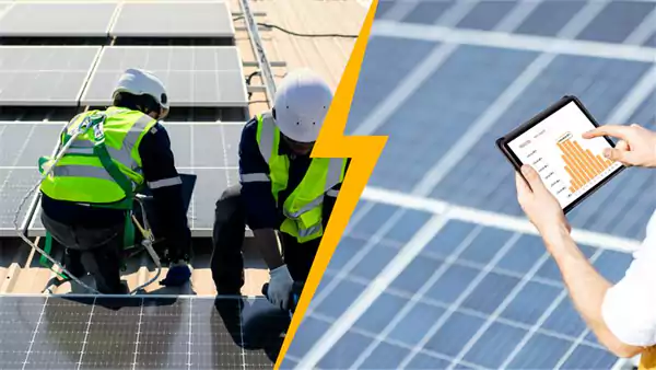 Maintenance and Monitoring of solar panels